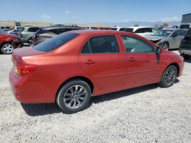TOYOTA COROLLA BA 2009 red sedan 4d gas JTDBL40E79J041333 photo #4