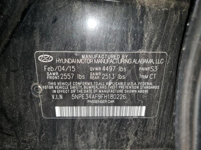 2015 HYUNDAI SONATA SPO 5NPE34AF9FH180226