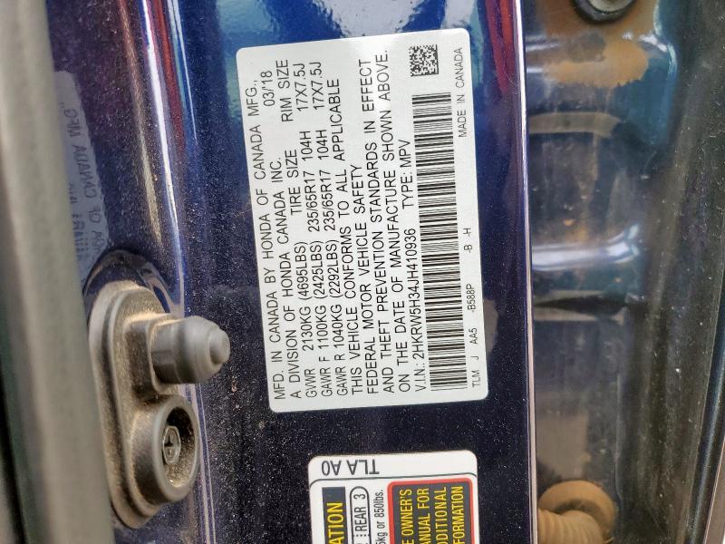 2018 HONDA CR-V LX - 2HKRW5H34JH410936