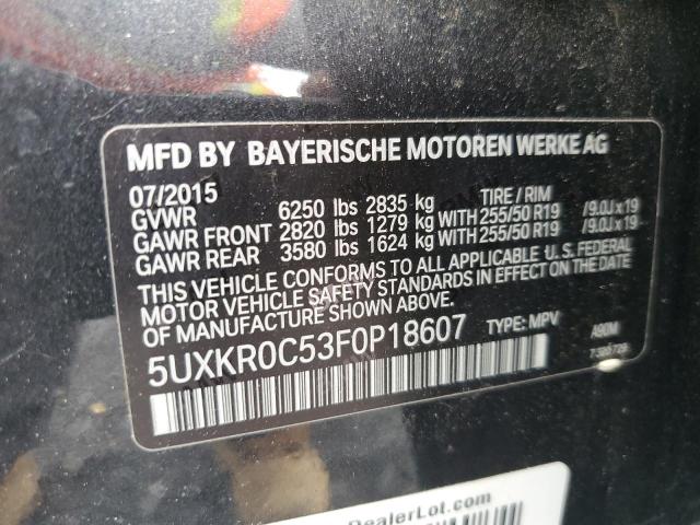 2015 BMW X5 XDRIVE3 5UXKR0C53F0P18607