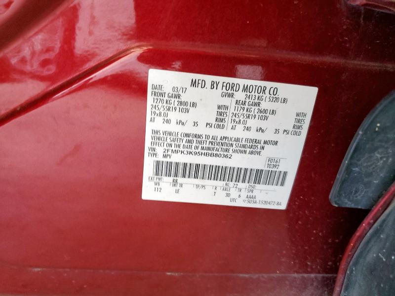 2017 FORD EDGE TITAN 2FMPK3K95HBB80362