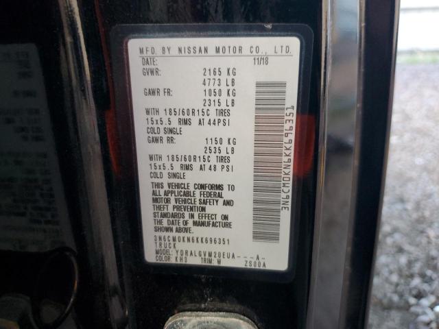 2019 NISSAN NV200 2.5S 3N6CM0KN6KK696351