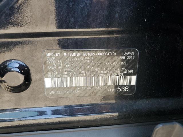 2018 MITSUBISHI ECLIPSE CR JA4AT5AA9JZ050953