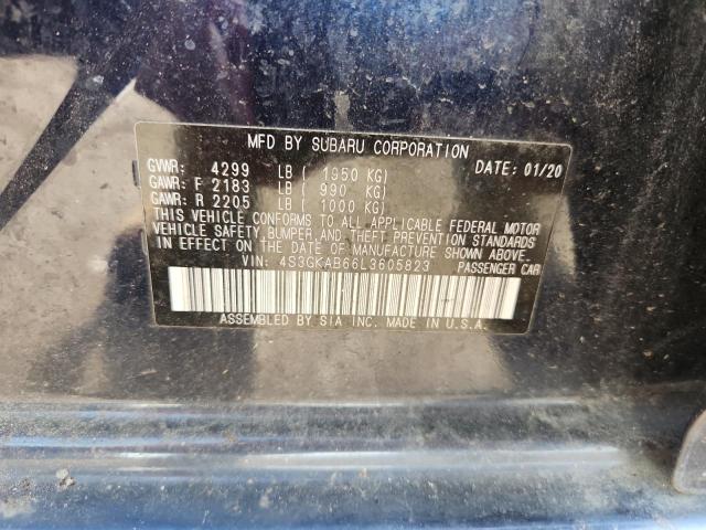 2020 SUBARU IMPREZA 4S3GKAB66L3605823
