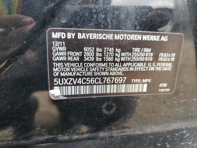 2012 BMW X5 XDRIVE35I - 5UXZV4C56CL767697