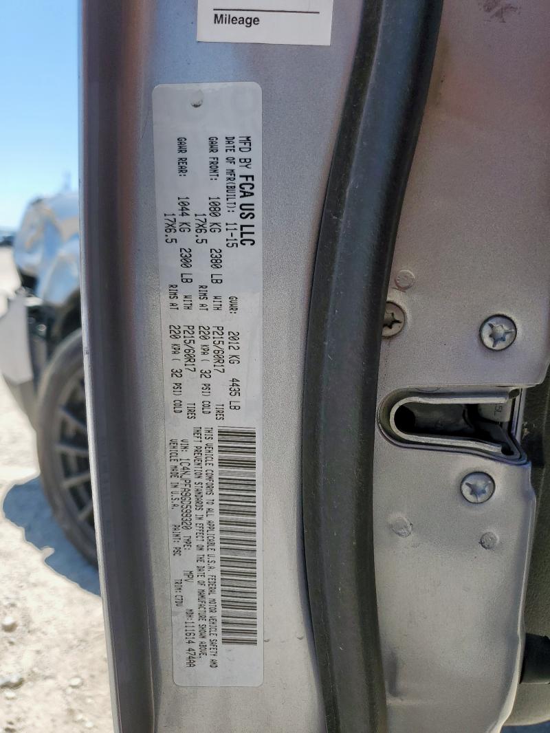 2016 JEEP PATRIOT LA 1C4NJPFA9GD599320