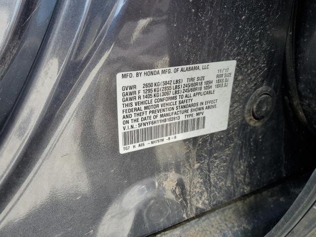 2017 HONDA PILOT LX 5FNYF6H11HB103913