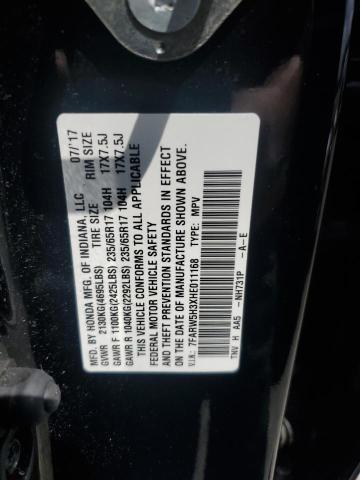 2017 HONDA CR-V LX 7FARW5H3XHE011168