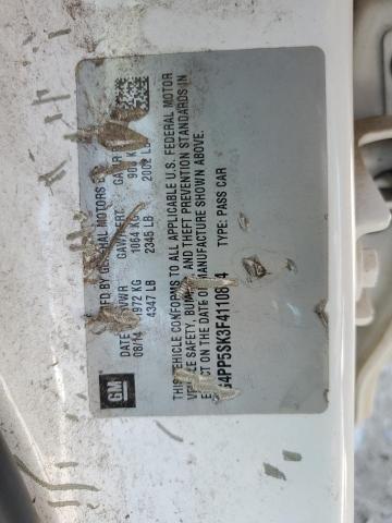 2015 BUICK VERANO 1G4PP5SK3F4110804