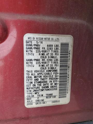 2016 NISSAN ROGUE S - JN8AT2MT7GW002058