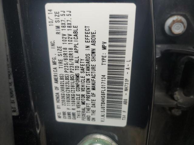 2015 ACURA RDX TECHNO 5J8TB4H56FL017134