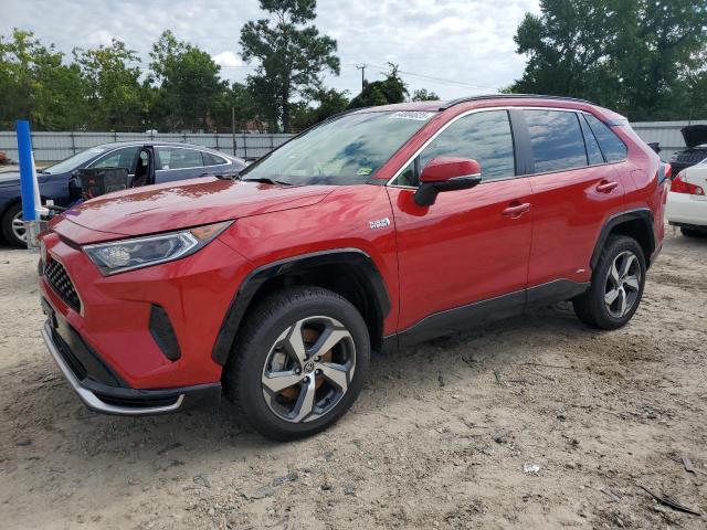 TOYOTA RAV4 PRIME 2021 red  hybrid engine JTMAB3FV0MD064945 photo #1