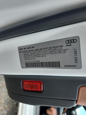 2024 AUDI A5 PREMIUM WAUDACF57RA079089