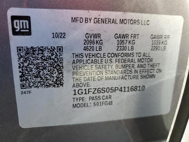 2023 CHEVROLET BOLT EUV P 1G1FZ6S05P4116810