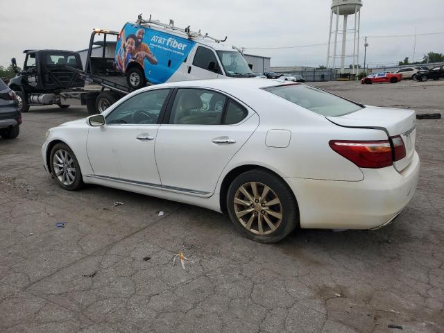 LEXUS LS 460 2011 white sedan 4d gas JTHCL5EF3B5009424 photo #3