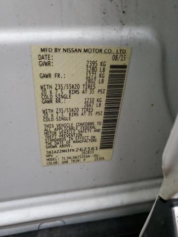 2015 NISSAN MURANO S 5N1AZ2MH3FN262561
