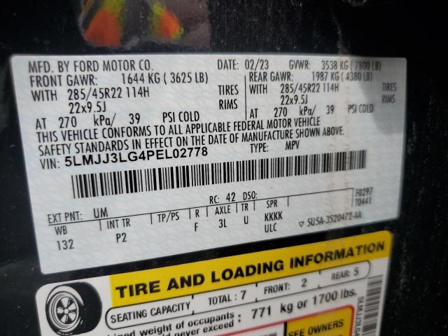 2023 LINCOLN NAVIGATOR 5LMJJ3LG4PEL02778