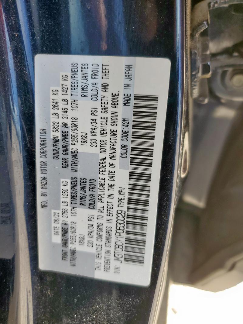 2023 MAZDA CX-9 TOURI JM3TCBCY1P0630029