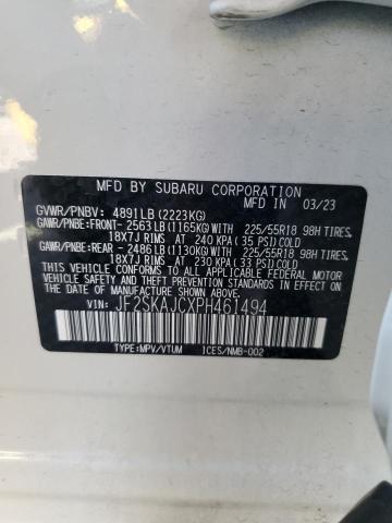 2023 SUBARU FORESTER SPORT JF2SKAJCXPH461494