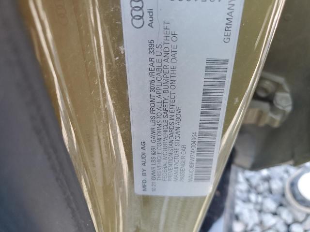 2022 AUDI E-TRON GT PREMIUM PLUS WAUCJBFW7N7004964