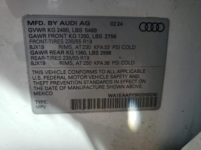 2024 AUDI Q5 PREMIUM WA1EAAFY9R2069240