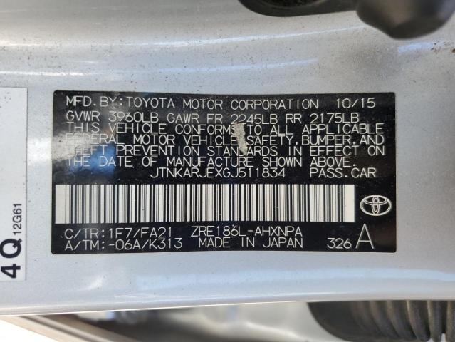 2016 TOYOTA SCION IM JTNKARJEXGJ511834