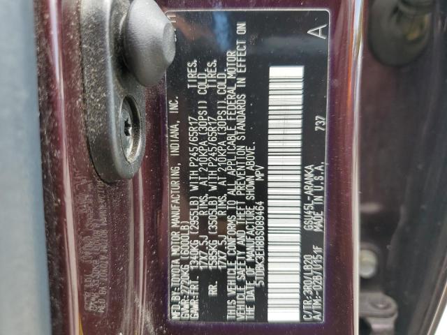 2011 TOYOTA HIGHLANDER BASE - 5TDBK3EH8BS089464