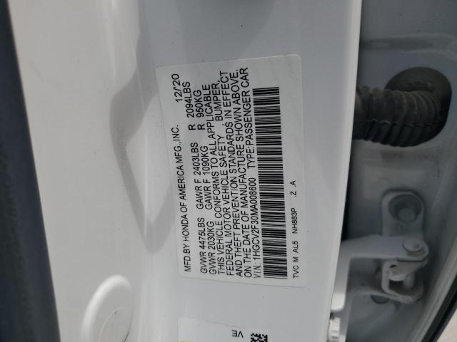 2021 HONDA ACCORD SPO 1HGCV2F30MA008600