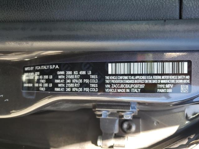 2018 JEEP RENEGADE T ZACCJBCBXJPG97207