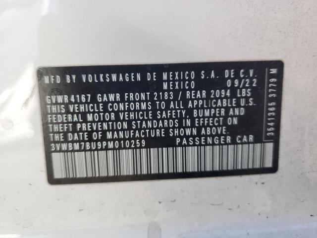 2023 VOLKSWAGEN JETTA SPOR 3VWBM7BU9PM010259
