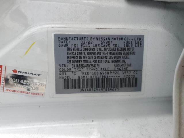 2022 NISSAN SENTRA SV - 3N1AB8CV4NY254279