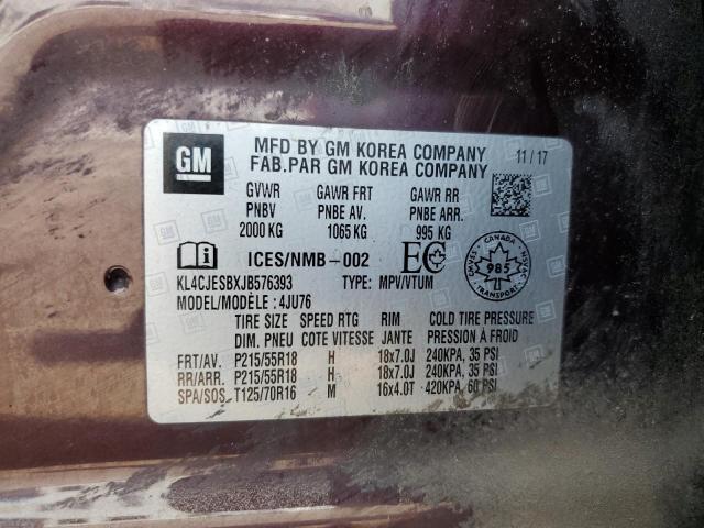 2018 BUICK ENCORE PRE - KL4CJESBXJB576393