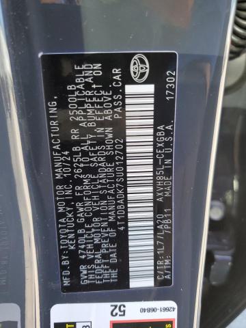 2025 TOYOTA CAMRY XSE 4T1DBADK7SU012702