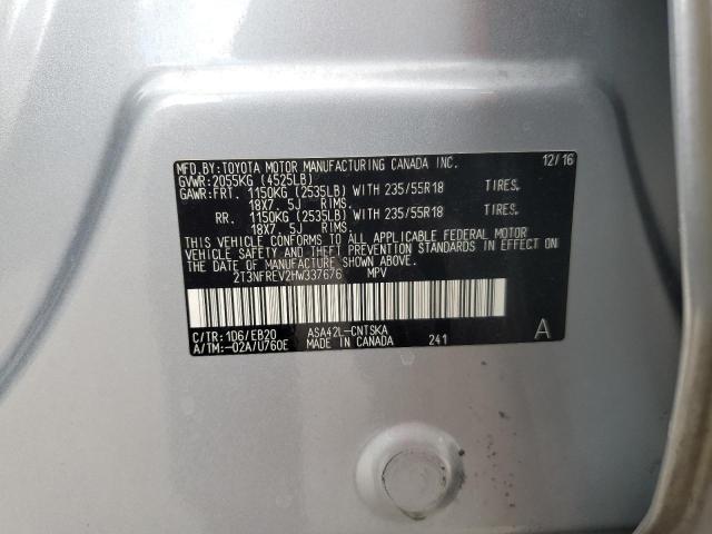 2017 TOYOTA RAV4 SE 2T3NFREV2HW337676