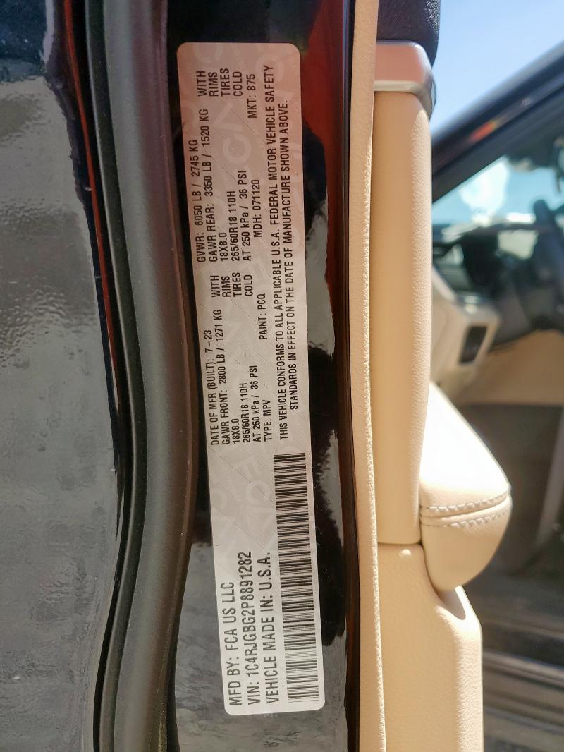 2023 JEEP GRAND CHER - 1C4RJGBG2P8891282