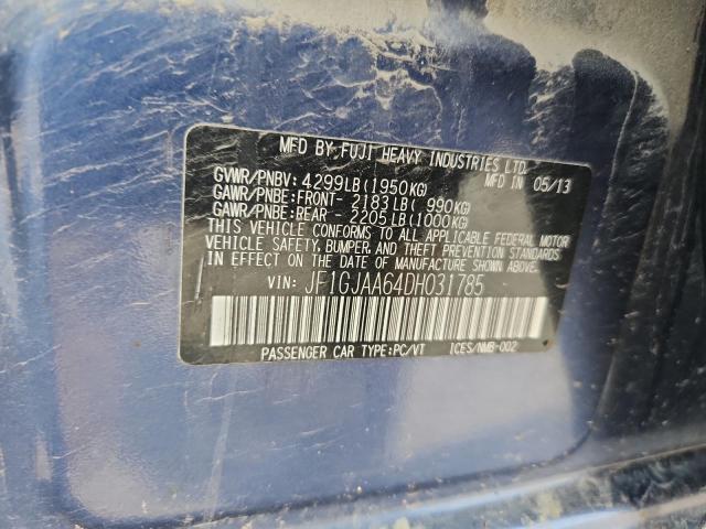 2017 SUBARU IMPREZA BA JF1GJAA64DH031785