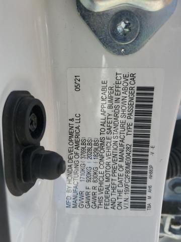 2021 HONDA CIVIC SPOR - 19XFC2F80ME004282