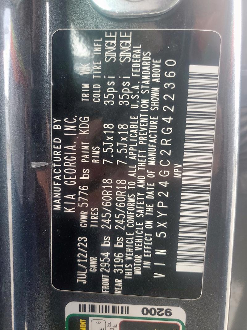 2024 KIA TELLURIDE - 5XYP24GC2RG422360