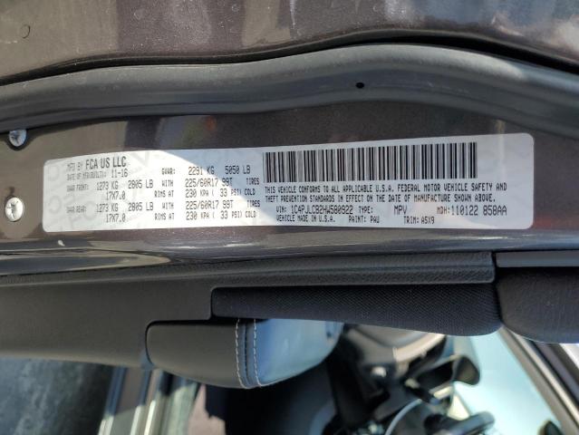 2017 JEEP CHEROKEE L 1C4PJLCB2HW580922