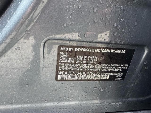 2017 BMW 540 XI - WBAJE7C34HG479236