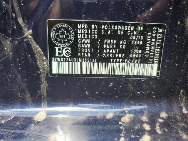 2018 VOLKSWAGEN GOLF S - 3VWG17AUXJM295125