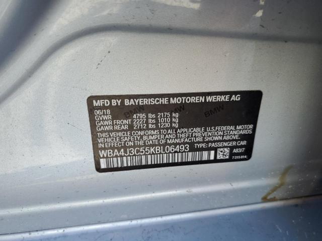 2019 BMW 430XI GRAN WBA4J3C55KBL06493