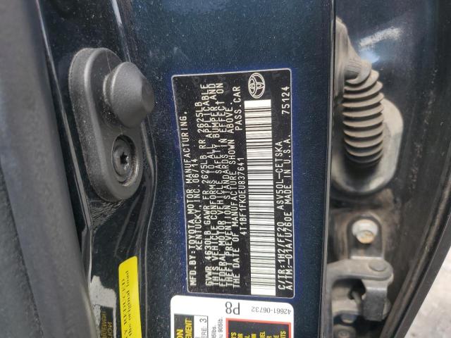 2014 TOYOTA CAMRY L - 4T1BF1FK0EU837641
