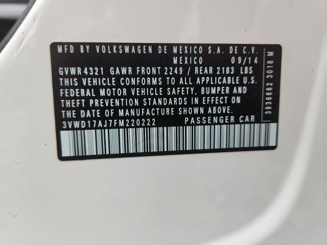 2015 VOLKSWAGEN JETTA SE - 3VWD17AJ7FM220222