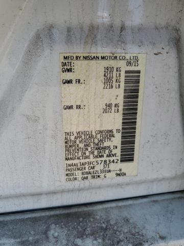 2015 NISSAN ALTIMA 2.5 - 1N4AL3AP3FC578342