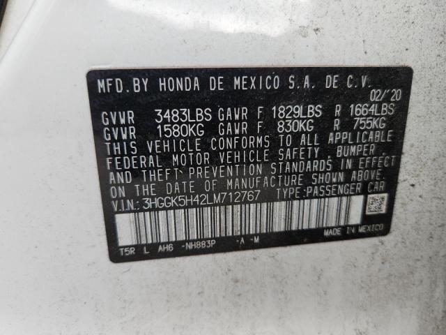 2020 HONDA FIT LX 3HGGK5H42LM712767