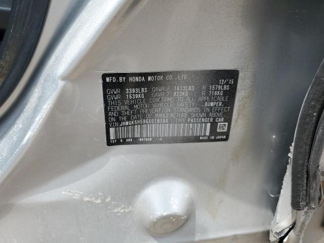 2016 HONDA FIT LX JHMGK5H59GX018194
