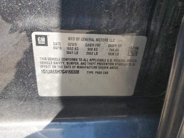 2016 CHEVROLET SONIC LS 1G1JA6SH7G4166308