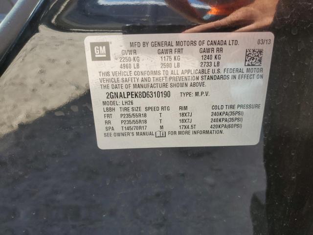 2013 CHEVROLET EQUINOX LT - 2GNALPEK8D6310190