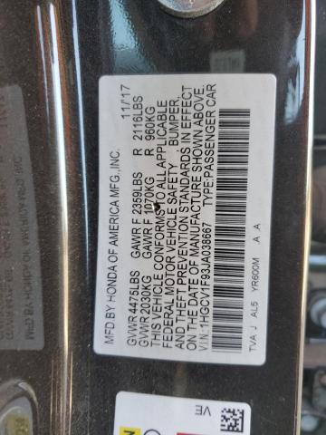 2018 HONDA ACCORD TOU 1HGCV1F93JA038667